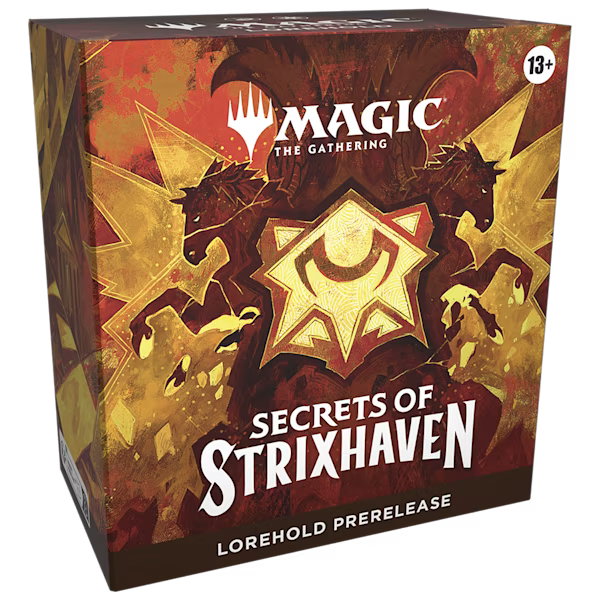 „Magic the Gathering Secrets of Strixhaven Prerelease Pack Box“

„MTG Strixhaven Prerelease Kit Inhalt Booster und Spindown Würfel“

„Magic Strixhaven Prerelease Promokarte und Booster“