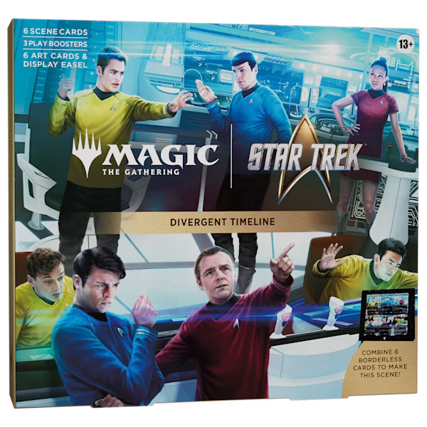 Magic: The Gathering | Star Trek™ Szenenbox | Foil-Szenenkarten, Play-Booster & Sammler-Aufsteller