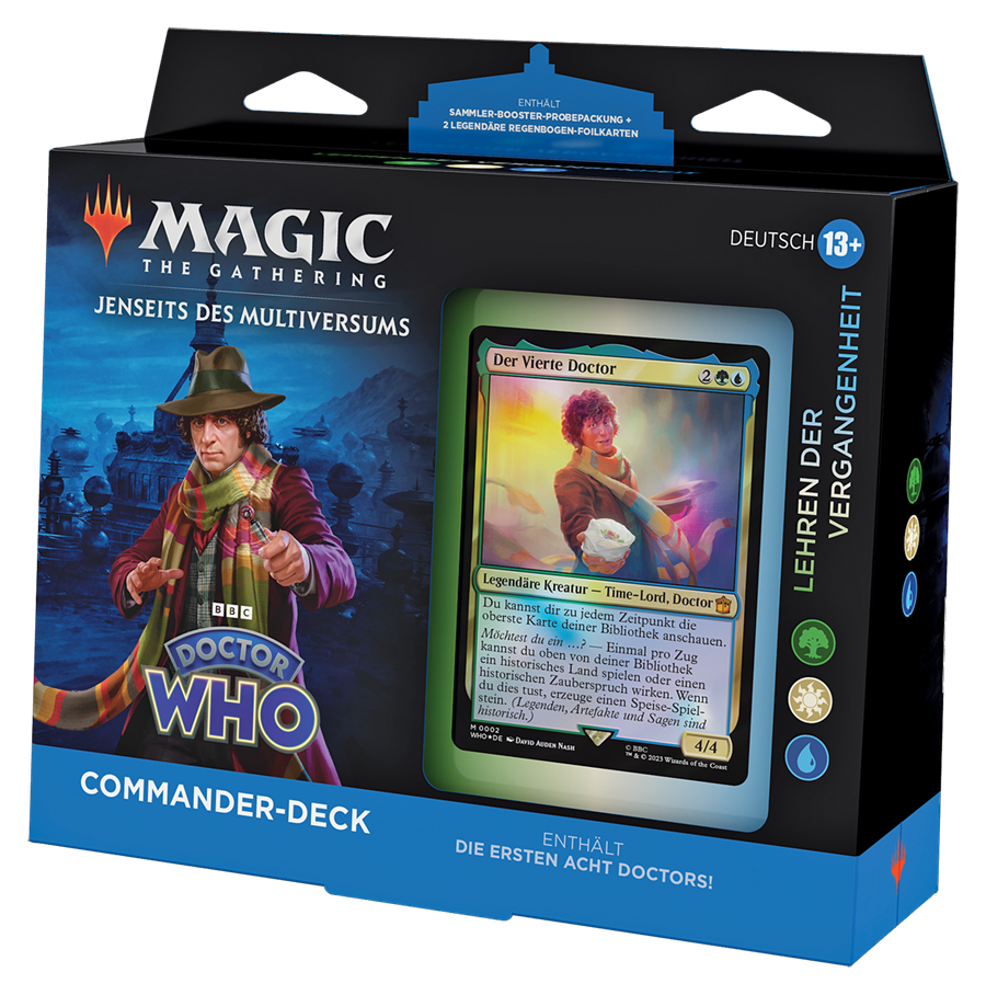 Magic: The Gathering - Jenseits des Multiversums: Doctor Who Commander "Lehren der Vergangenheit" (ENG)