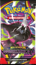 Pokémon ME05 Dunkelnacht Booster Pack der Mega-Entwicklungs-Serie, zeigt die versiegelte Boosterpackung des Pokémon-Sammelkartenspiels mit zufälligen Karten und Code-Karte für Pokémon TCG Live