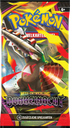 Pokémon ME05 Dunkelnacht Booster Pack der Mega-Entwicklungs-Serie, zeigt die versiegelte Boosterpackung des Pokémon-Sammelkartenspiels mit zufälligen Karten und Code-Karte für Pokémon TCG Live