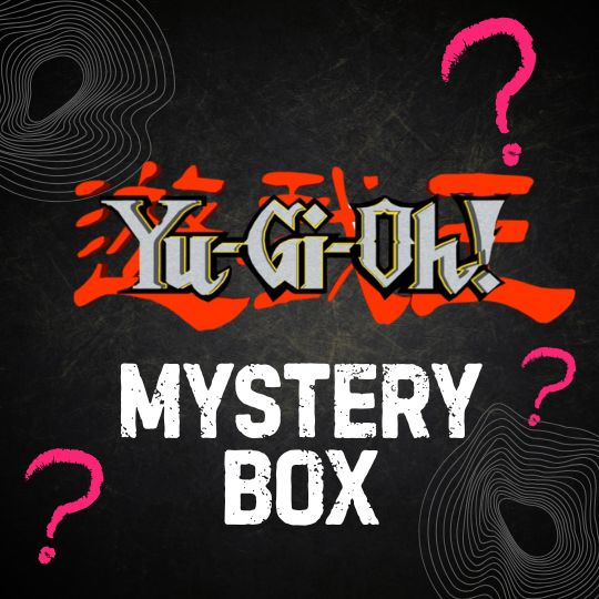 Yu-Gi-Oh! Mystery Box von Card-Knights mit zufälliger Auswahl an Displays, Decks, Boostern, Zubehör und Gratis-Promobooster, hochwertige Verpackung, ideal für Sammler:innen.