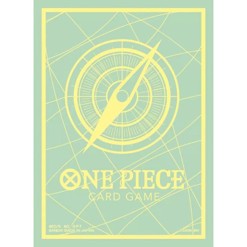 One Piece Card Game - Official Kartenhüllen V.9 (70 sleeves) - Standard Mint & Lemon