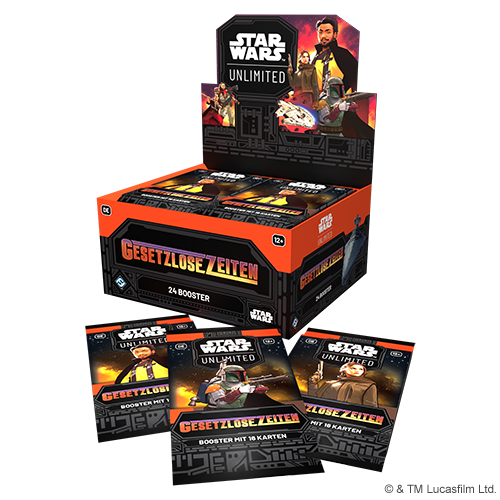 Star Wars: Unlimited - Gesetzlose Zeiten - Booster Display (DE)