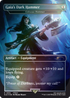 Detailansicht einer Foil-Karte mit Final Fantasy-Waffe im MTG-Stil