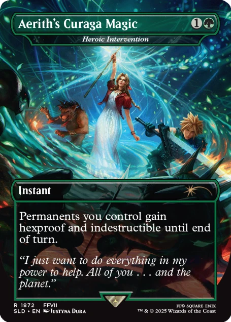 Illustration einer Grimoire-Karte aus Final Fantasy im MTG-Design (Non-Foil)