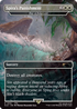 Detailansicht der Kartenillustration mit Final Fantasy-Charakteren im MTG-Stil