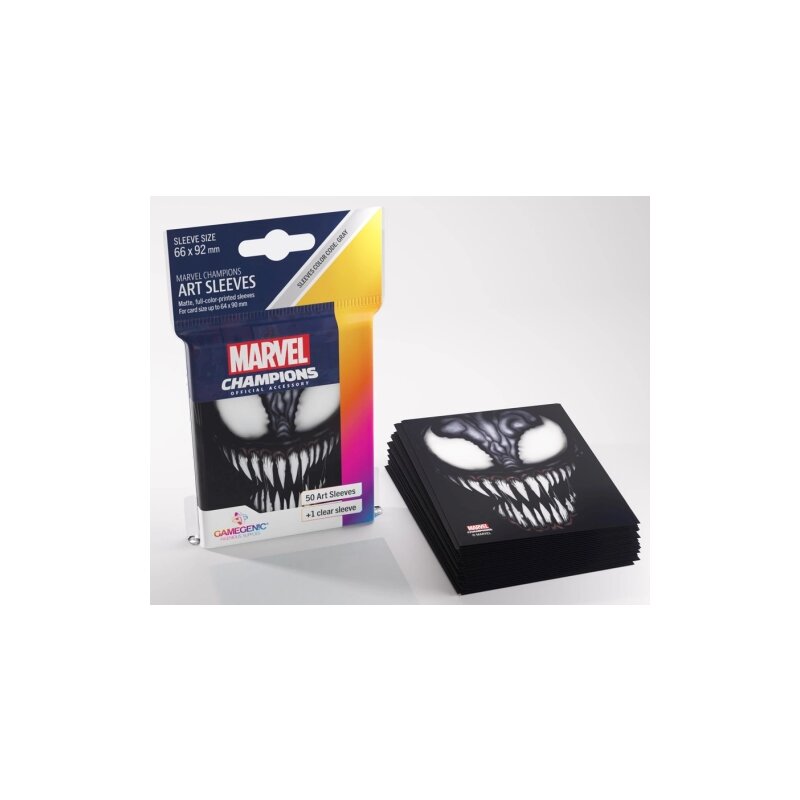 Marvel Champions Art Sleeves – Venom (50+1)