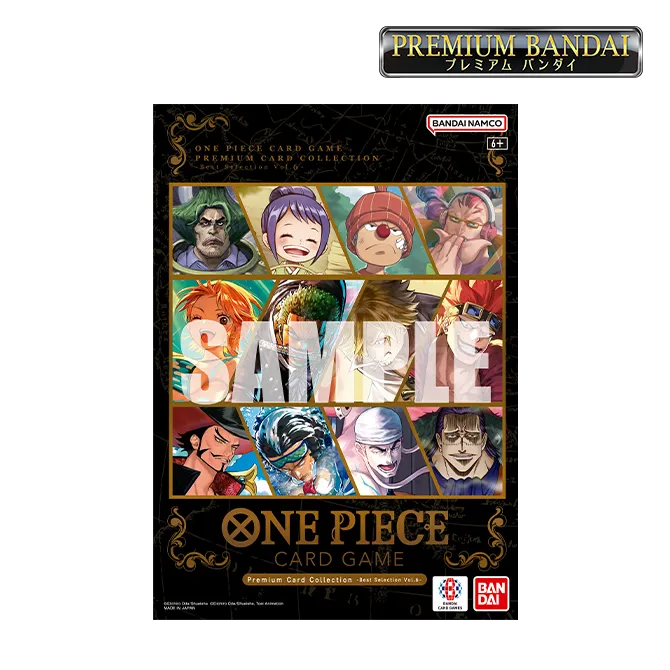 One Piece Card Game Premium Card Collection Best Selection Vol. 6 in englischer Sprache mit beliebten Turnierkarten und exklusiven neuen Illustrationen für Sammler und Spieler