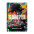 One Piece Card Game Official Playmat Limited Edition Vol. 5 mit exklusiver Monkey D. Luffy Illustration sowie einer limitierten Monkey D. Luffy Promokarte für Sammler und Spieler