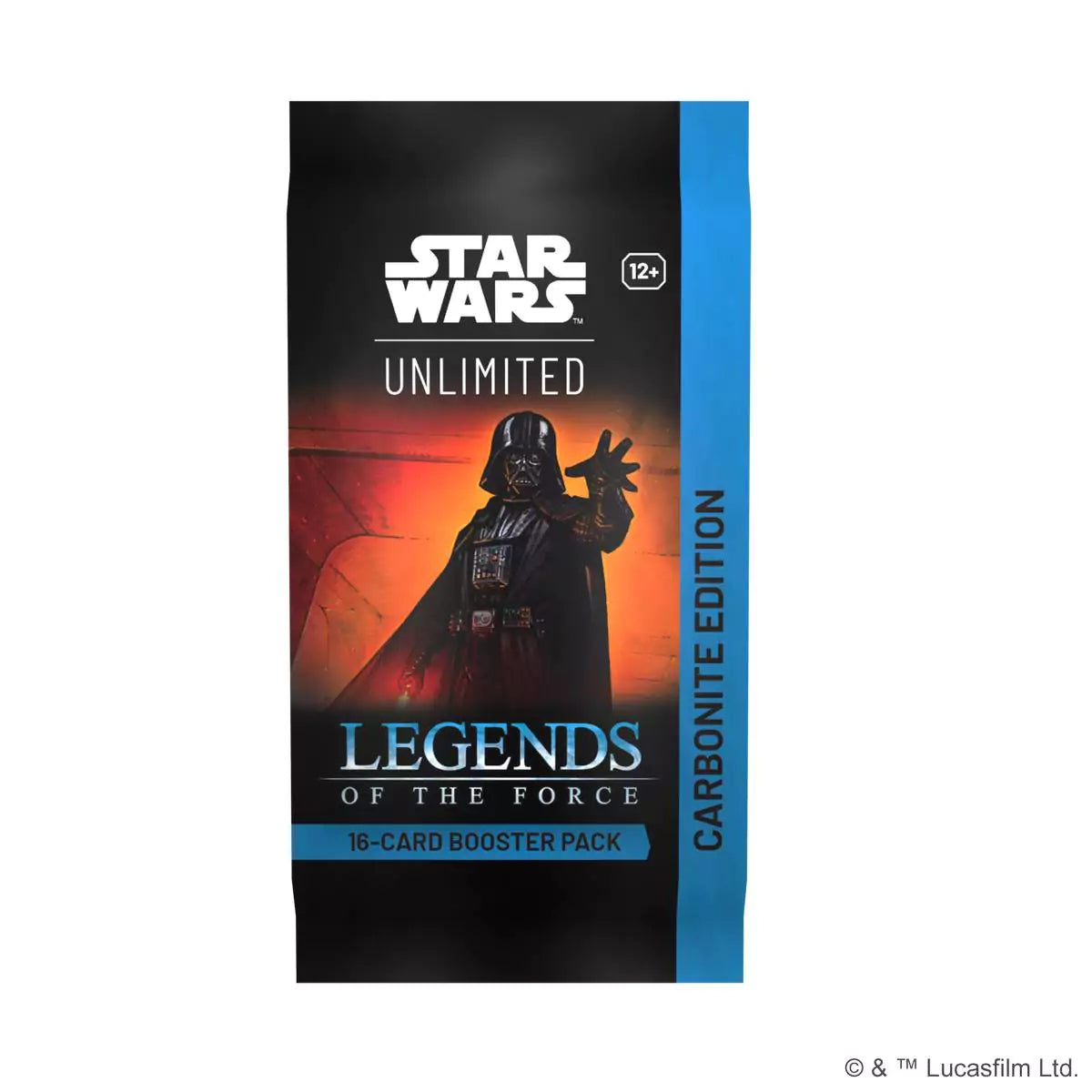 Carbonite Booster des fünften Sets Legends of the Force, vom TCG Starwars Unlimited