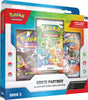 Pokémon Erste-Partner-Kollektion Serie 3 mit Illustrationskarten beliebter Starter-Pokémon aus Hoenn, Kalos und Paldea, zeigt Boosterpacks, exklusive Promokarten und einen Stickerbogen zum Pokémon Jubiläum