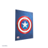 Marvel Champions Art Sleeves – Captain America: Verpackung mit 50 vollfarbig bedruckten Kartenschutzhüllen im Captain America-Design, inklusive einer durchsichtigen Heldenhülle. Einzelne Hülle
