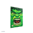 Marvel Champions Art Sleeves – Hulk: Verpackung mit 50 vollfarbig bedruckten Hüllen im Hulk-Design, inklusive einer transparenten Heldenhülle. Einzelhülle