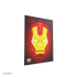 Marvel Champions Art Sleeves – Iron Man: Verpackung mit 50 vollfarbig bedruckten Kartenschutzhüllen im Iron Man-Design, inklusive extra durchsichtiger Heldenhülle. Einzelhülle