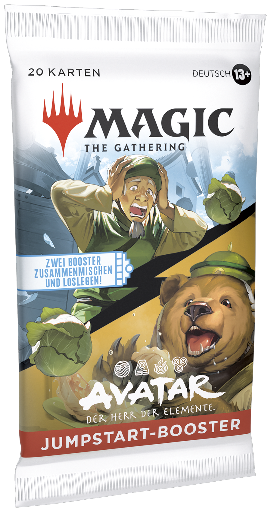 Magic: The Gathering Jumpstart Booster – Avatar: Der Herr der Elemente (Deutsch) mit 20 Karten, sofort spielbereit