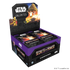 Star Wars: Unlimited – Secrets of Power Booster Display with 24 packs, featuring iconic Star Wars characters, spies, and agents in a galactic design.