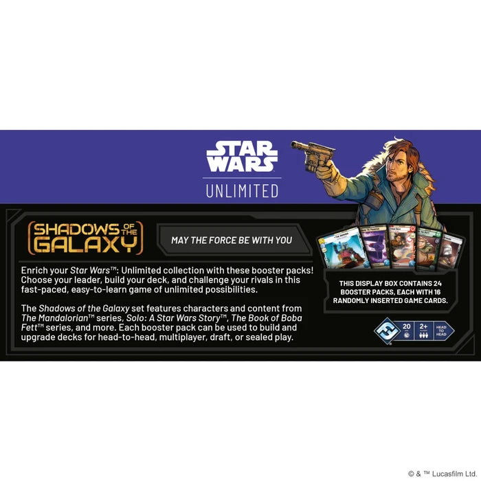 Star Wars: Unlimited – Shadows of the Galaxy (Booster-Display)