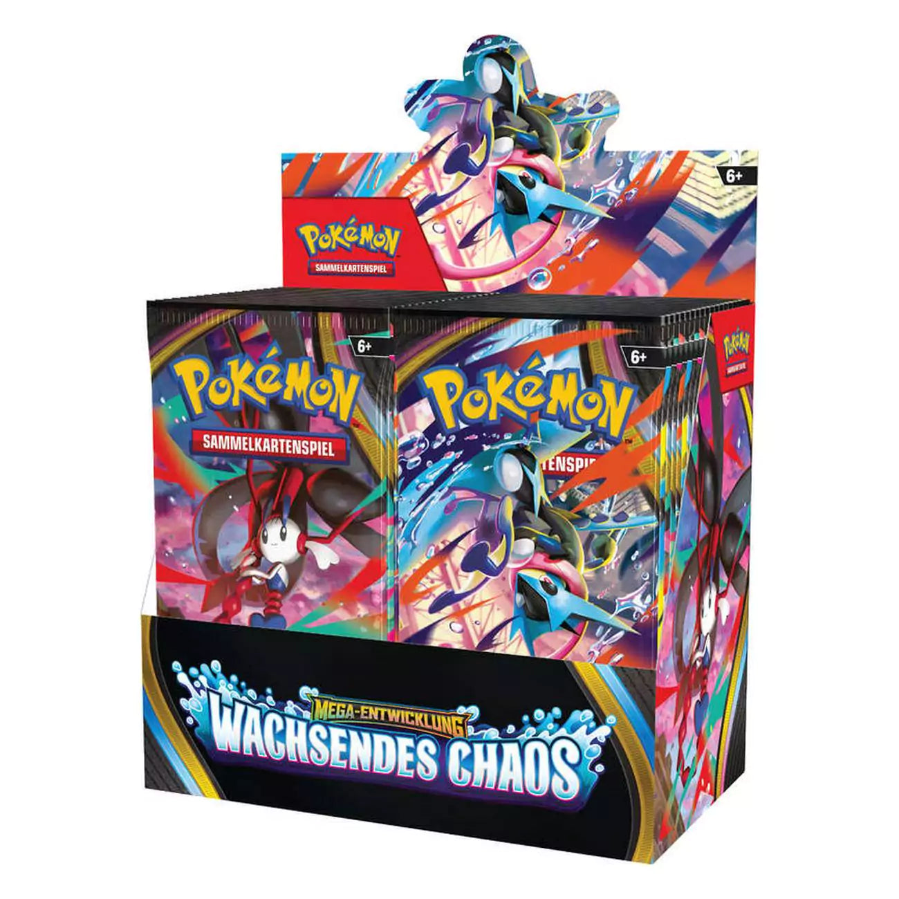 Pokémon - Wachsendes Chaos ME04 Booster-Display (36 Booster) (DE) | Mega-Entwicklung