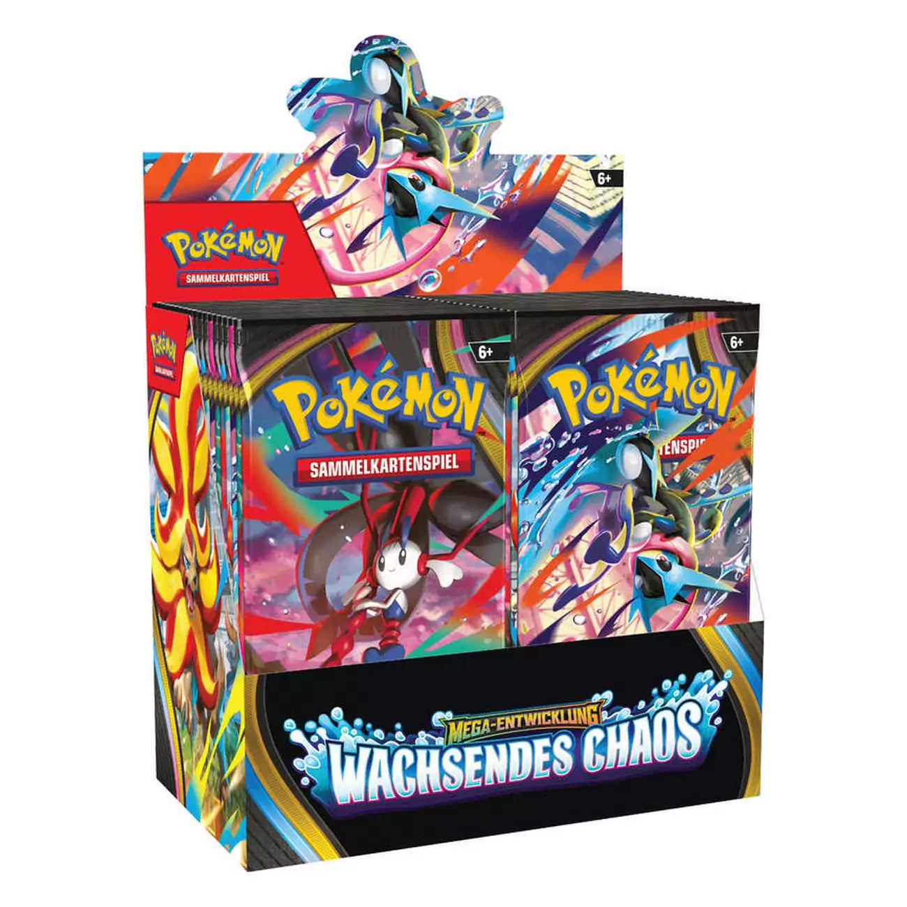 Pokémon - Wachsendes Chaos ME04 Booster-Display (36 Booster) (DE) | Mega-Entwicklung