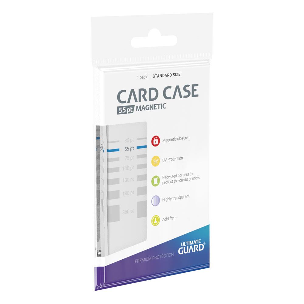 Ultimate Guard Magnetic Card Case 55 pt – transparenter magnetischer Kartenhalter mit UV-Schutz